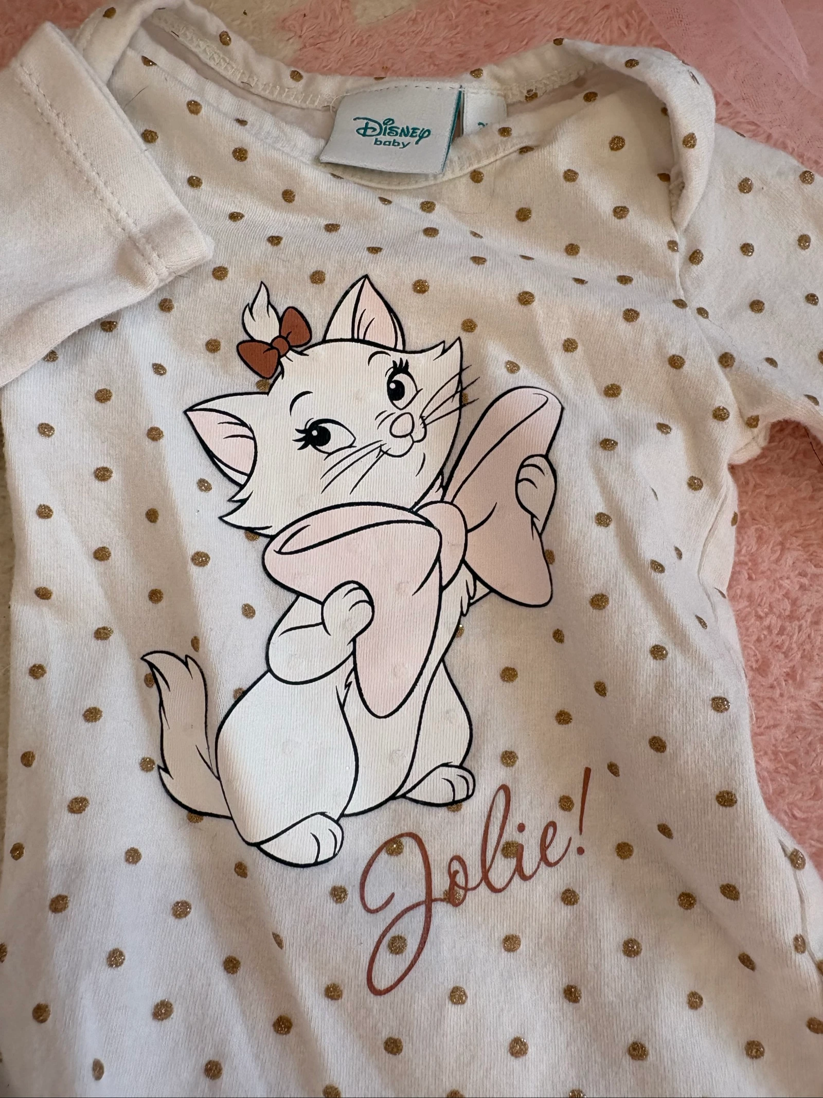 Lot de 4 bodies Disney bébé fille 3 mois – Minnie & Marie – Excellent état – photo 6